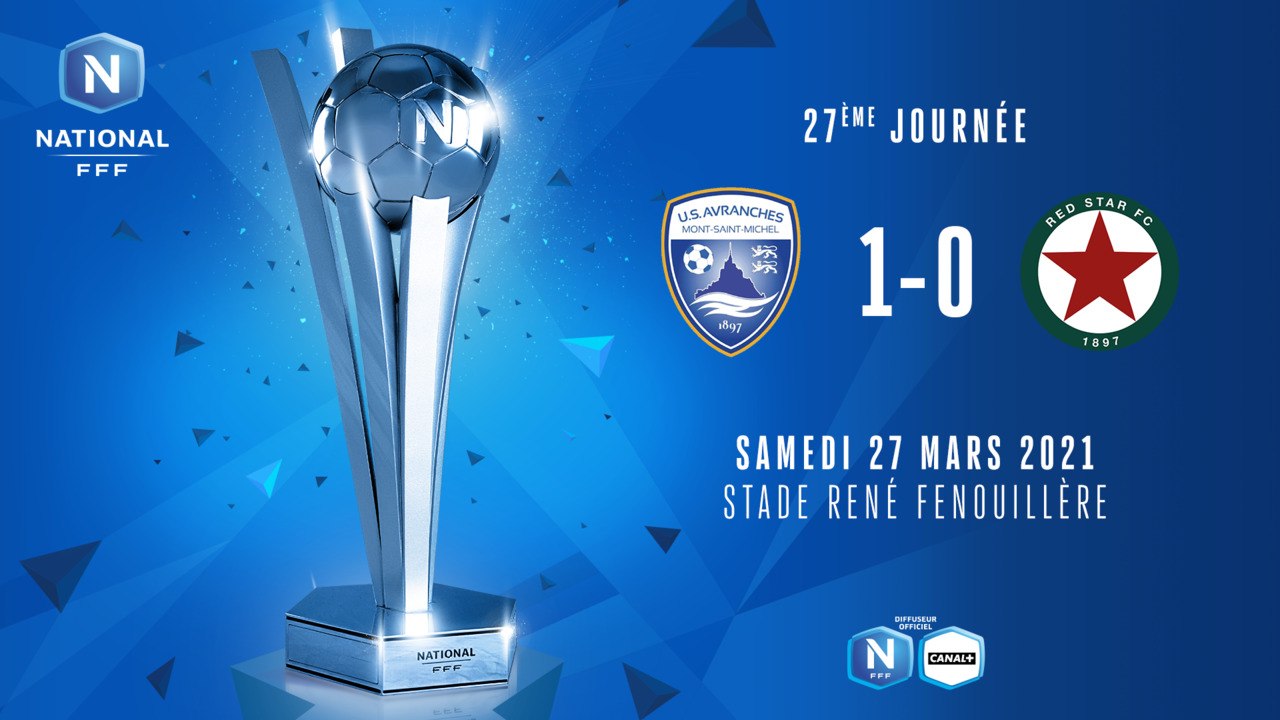 J27 | US Avranches MSM - Red Star FC (1-0)