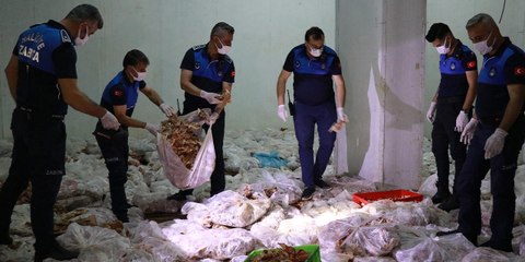 Şanlıurfa’da sağlıksız 10 ton tavuk etine el konuldu