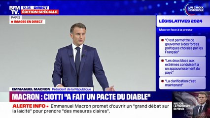 Emmanuel Macron: "C'est notre responsabilité d'aller reconquérir cette jeunesse" qui a voté pour l'extrême droite