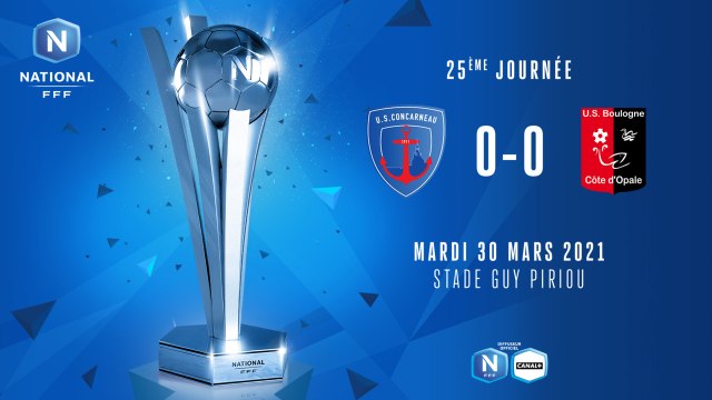 J25 | US Concarneau - US Boulogne CO (0-0)