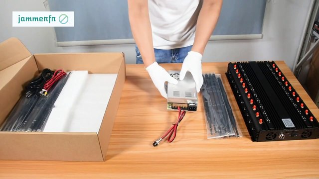 Brouilleur de téléphone portable haute puissance à 22 antennes pleine bande