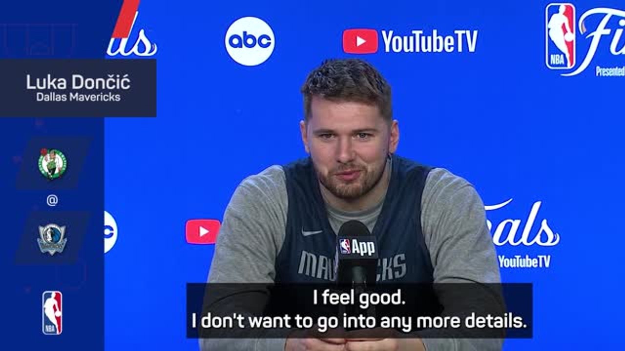 Doncic 'feeling good' ahead of Game 3 against Celtics