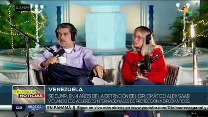 Descargar video: Se cumplen 4 años de la detención del diplomático Alex Saab en Cabo Verde