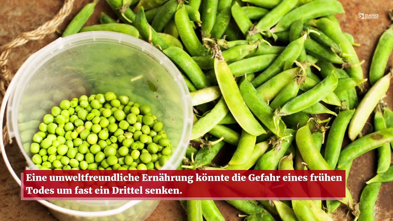 Umweltfreundliche Ernährung soll das Risiko eines frühen Todes reduzieren