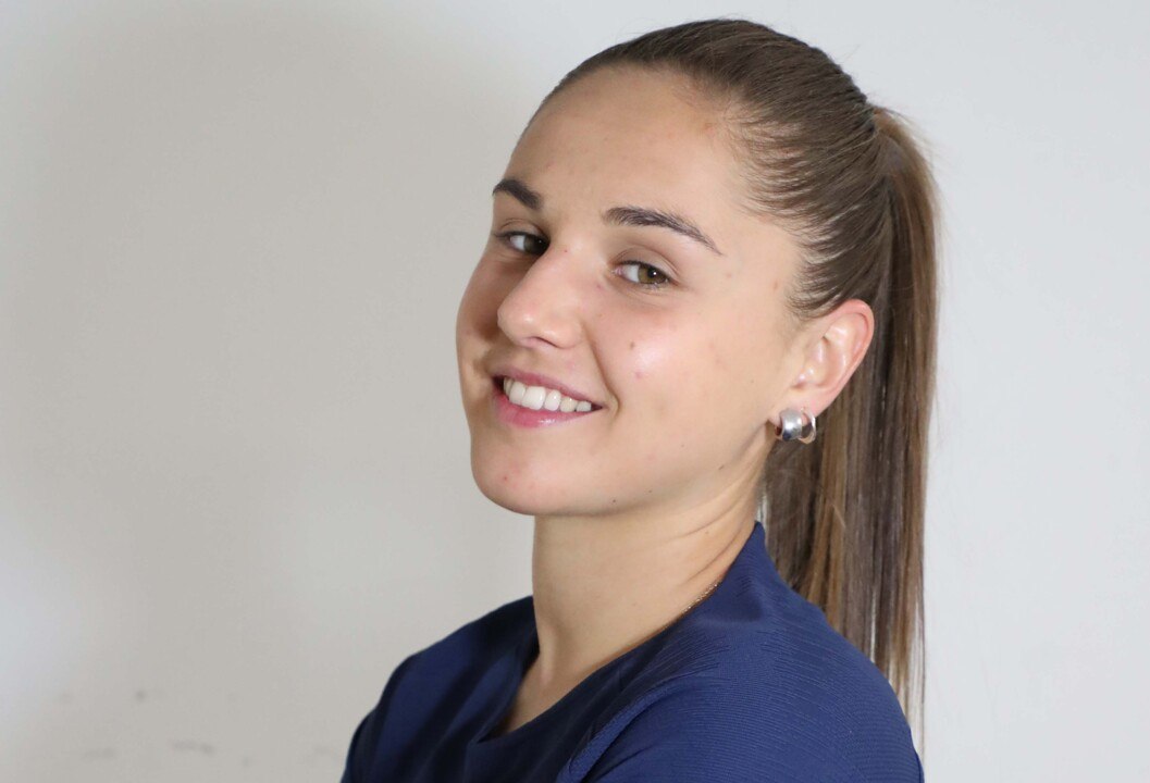 Premiers pas en bleu pour Oceane Deslandes