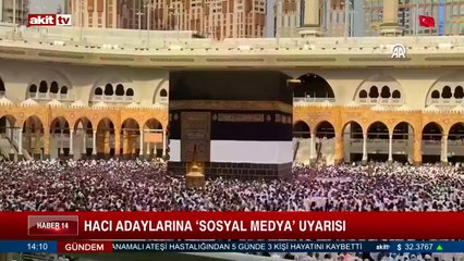 Hacı adaylarına sosyal medya uyarısı