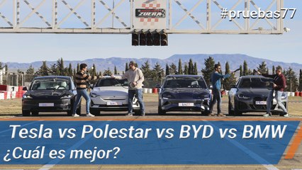 Comparativa eléctrica: BMW i4 vs BYD Seal vs Polestar 2 vs Tesla Model 3 | km77.com