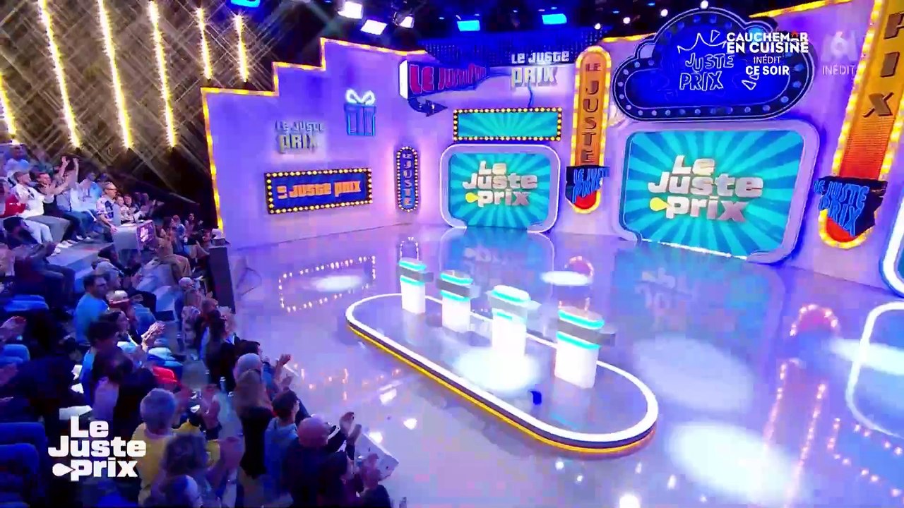 Extrait du jeu "Le Juste Prix" sur M6, présenté par Eric Antoine