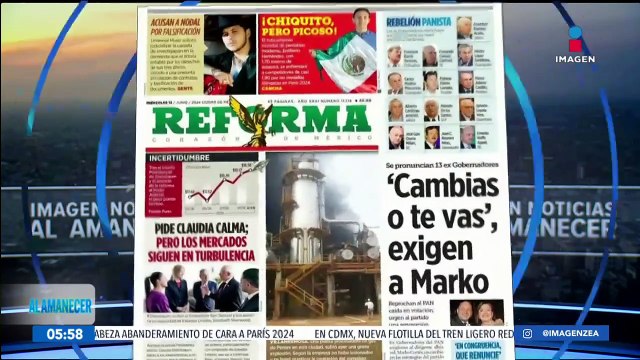 Primeras planas de los periódicos | 12 de junio de 2024