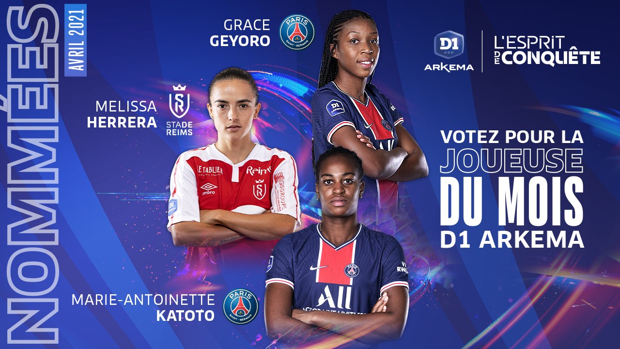 D1 Arkema, joueuse du mois : les nommées pour avril !
