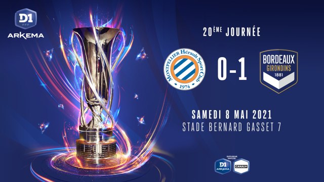 J20 : Montpellier HSC - FCG Bordeaux (0-1)