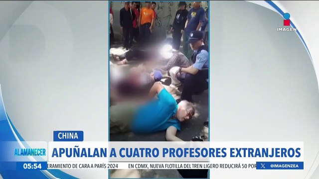 Apuñalan a cuatro profesores extranjeros en China