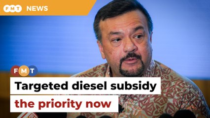 Targeted diesel subsidy the priority now, RON95 later, says Amir Hamzah