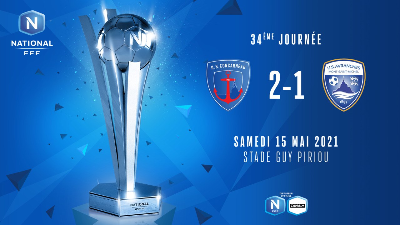 J34 | US Concarneau - US Avranches MSM (2-1)