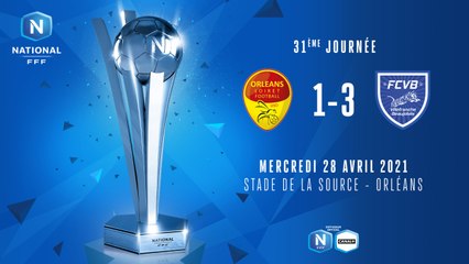 J31 I US Orléans - FC Villefranche B. (1-3)