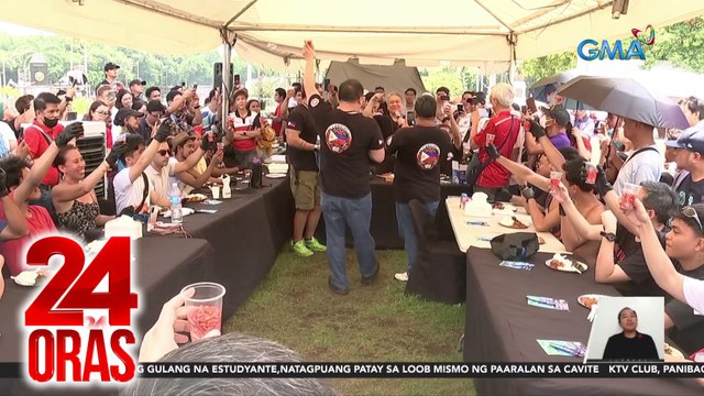 Pagkain ng siling labuyo, obstacle course, at mga produktong Pinoy, tampok sa Luneta Park | 24 Oras