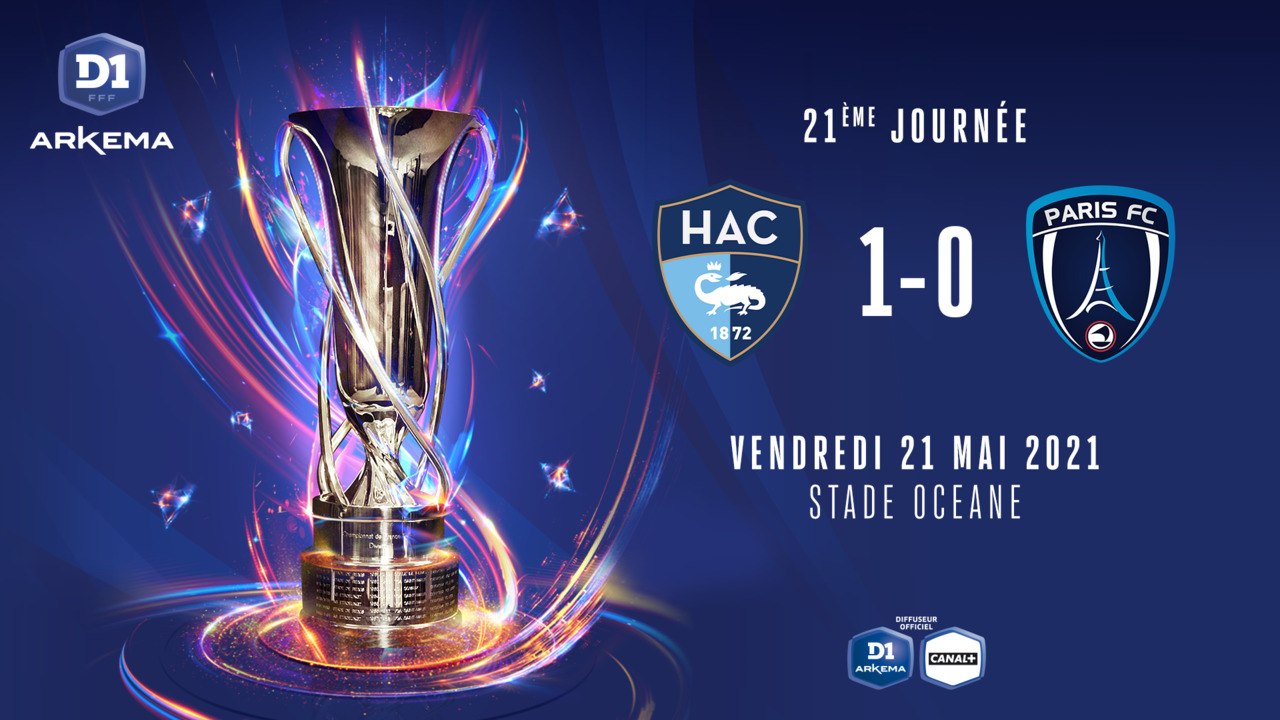 J21 : Le Havre AC -  Paris FC (1-0)