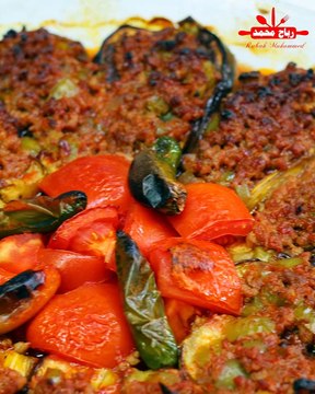 باذنجان محشي باللحم المفروم بأقل كمية من الدهون - بدون قلي الباذنجان - وجبة لذيذة مع اللحم المفروم والباذنجان في الفرن بطريقة سهلة وبطعم لا يقاوم