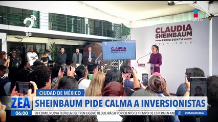 Claudia Sheinbaum pide  confianza en la economía de México