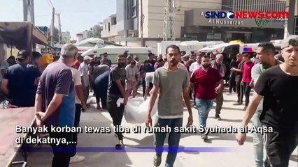 Ratusan Mayat Tergeletak di Jalanan pasca Serangan Israel di Kamp Nuseirat