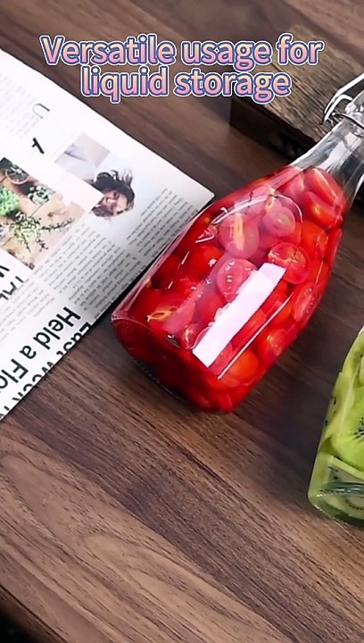 Wholesale Classic Unique Swing-Top Glass Bottle | Harfaah Plastics UAE