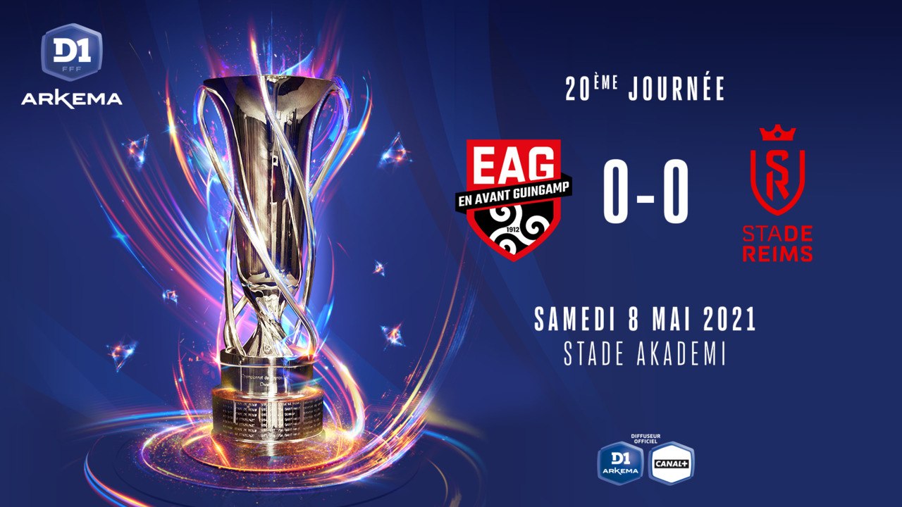 J20 : EA Guingamp - Stade de Reims (0-0)