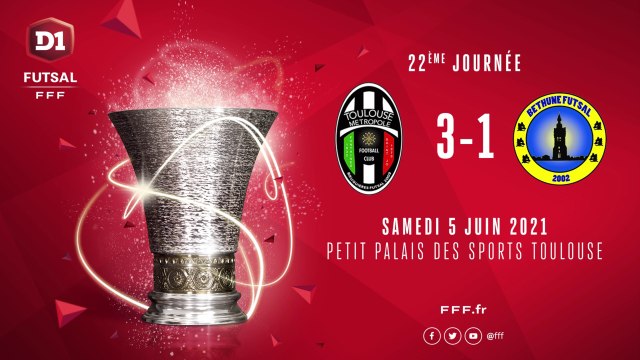 Toulouse Métropole Fc - Bethune Futsal (3-1)