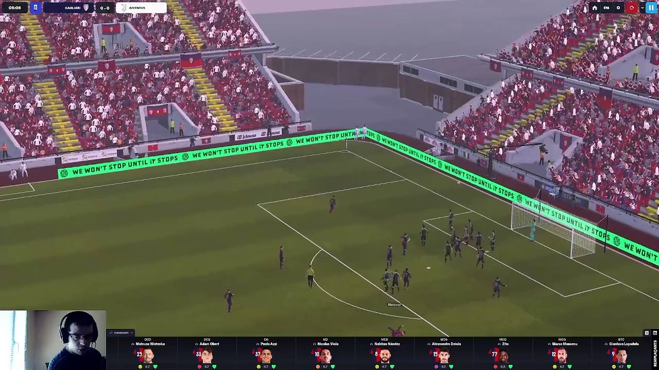 Carrière  avec Cagliari  Saison 1 Episode 4 là suite