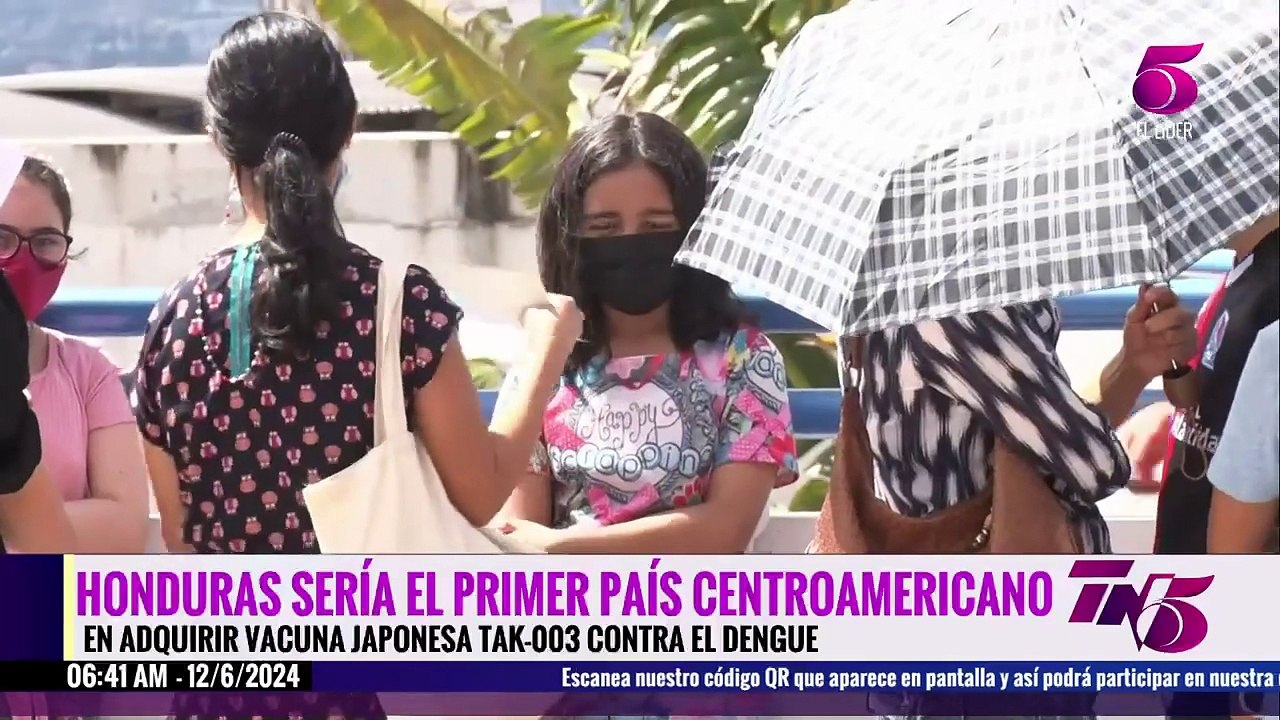 Honduras sería primer país centroamericano en adquirir vacuna japonesa contra el dengue