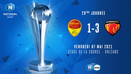J29 | US Orléans  – Le Mans FC (1-3)