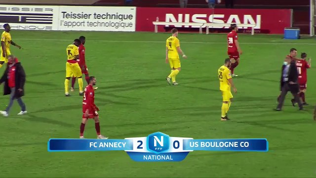 J33 I FC Annecy - US Boulogne CO (4-0) en replay