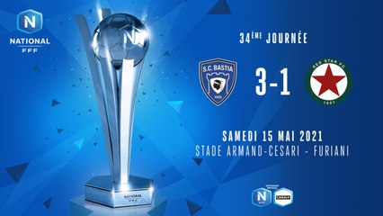 J34 | SC Bastia – Red Star FC (3-1)