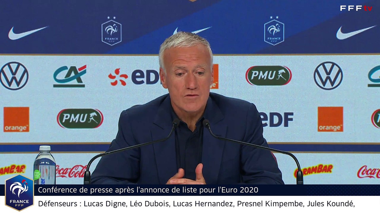 Le replay de la conférence de Didier Deschamps