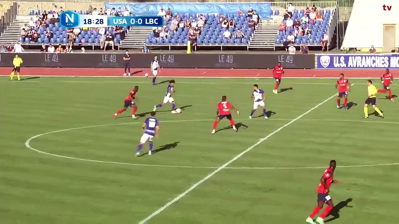 J02 I US Avranches MSM - LB Chateauroux (3-1) en replay