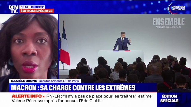 Danièle Obono, députée sortante LFI à Paris, sur l'accord trouvé sur les circonscriptions à gauche: Ce que nous proposons, ce n'est pas une répartition pour sauver qui que ce soit