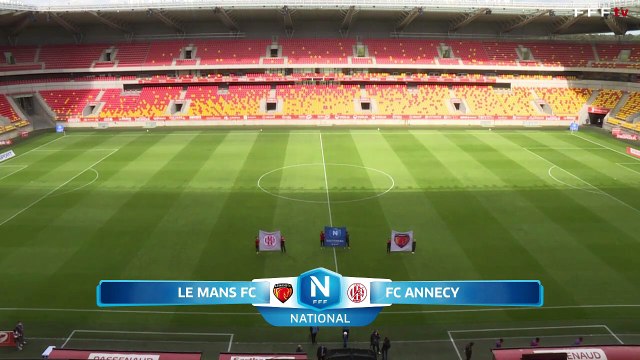 J34 I Le Mans FC - FC Annecy (3-2) en replay