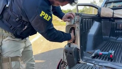 PRF apreende fuzil de grosso calibre e pasta base para produção de cocaína em Alto Paraíso