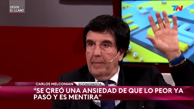 Melconián asegura que es mentira que lo peor ya pasó