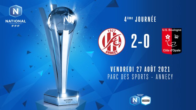 J4 : FC Annecy - US Boulogne (2-0)