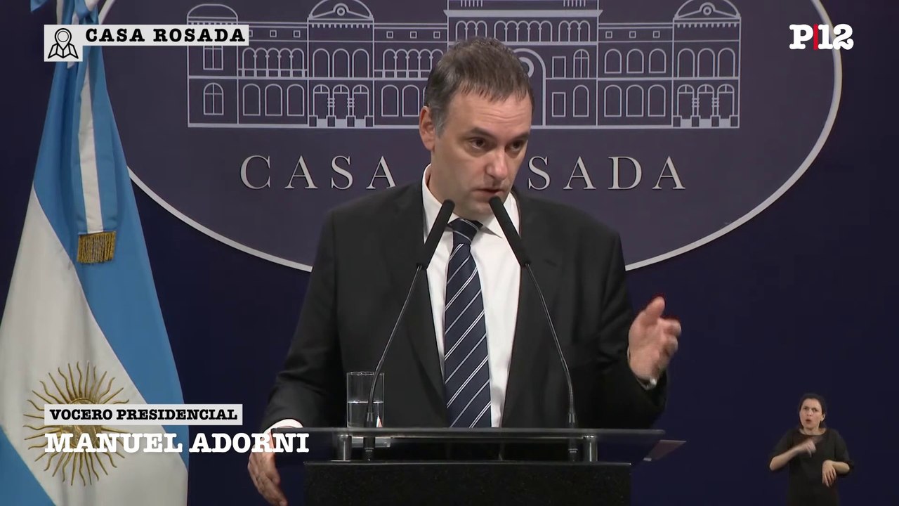 Adorni no tuvo respuestas al enterarse de la compra de "alimentos top" en Defensa