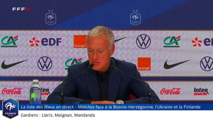 La conférence de Didier Deschamps en replay