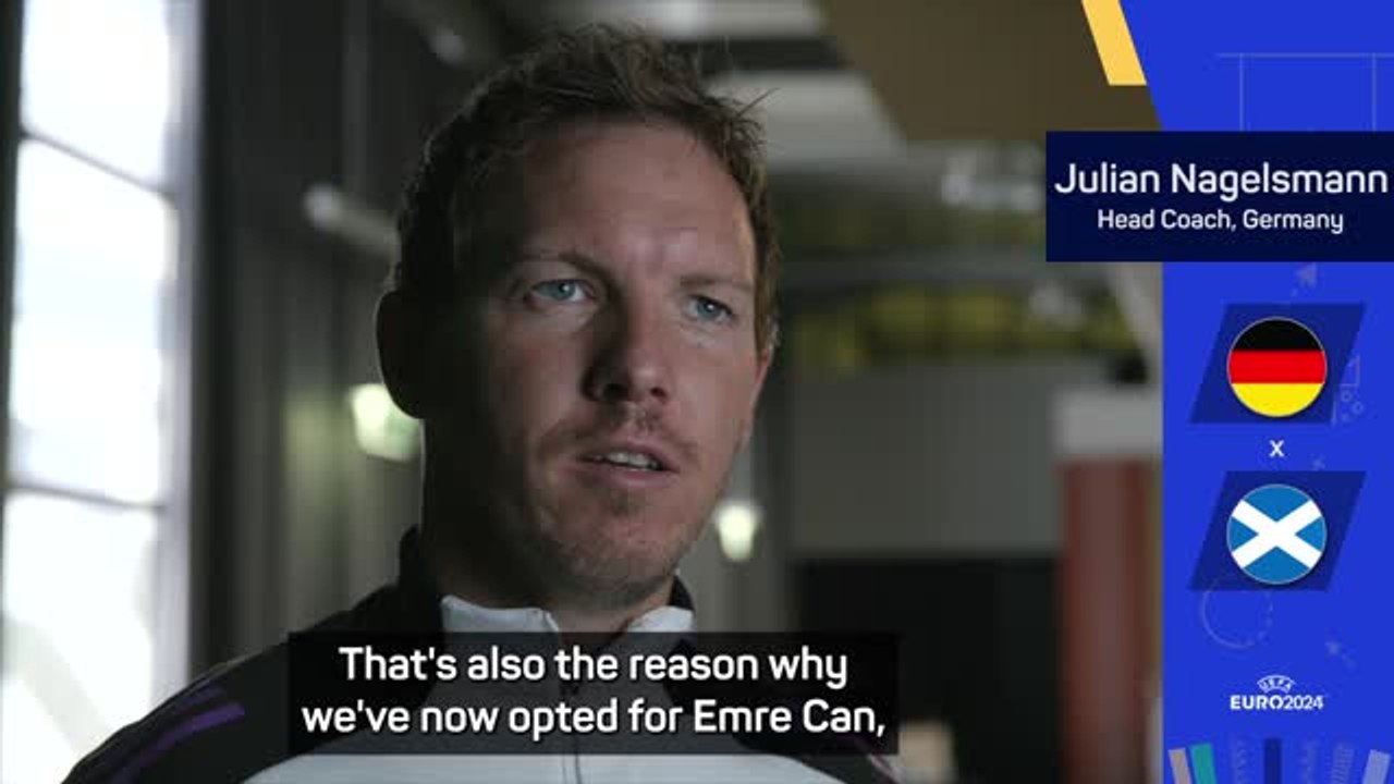Julian Nagelsmann confirms Emre Can call-up to Germany squad