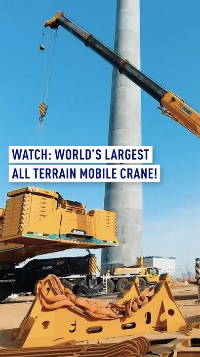 World’s largest all terrain mobile crane!
