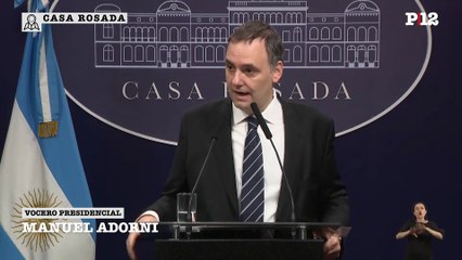 Adorni adujo que la ausencia de Mondino en el G7 se debe a un problema de acreditaciones