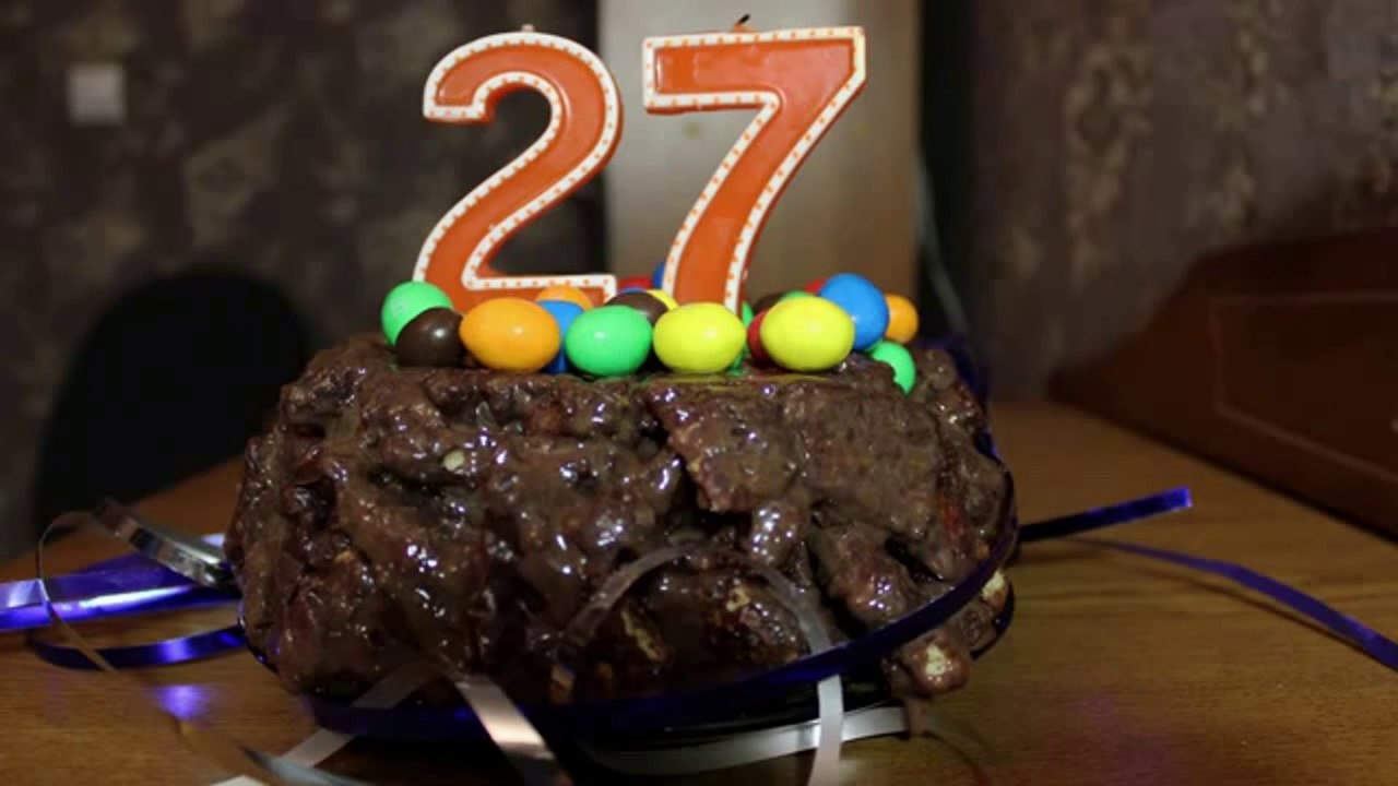 A wonderful greeting card with a beautiful birthday of the 27th anniversary of Rybka Twins!!!