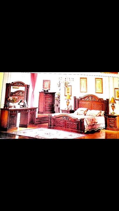 Modern wooden bed design