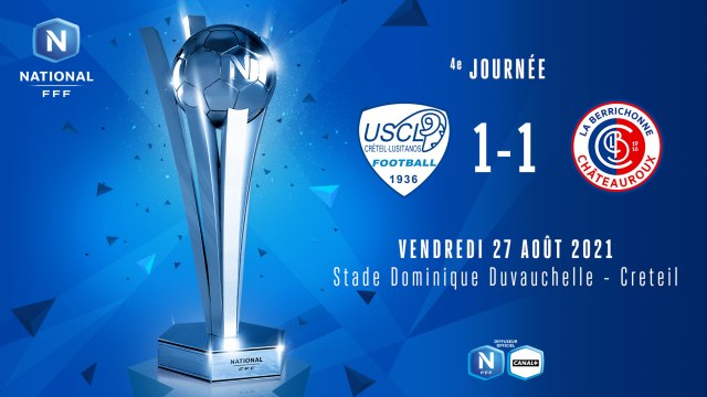 J4 : US CRETEIL LUSITANOS - LB CHATEAUROUX (1-1)