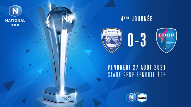 J4 | US Avranches MSM - Bourg-Péronnas 01 (0-3)