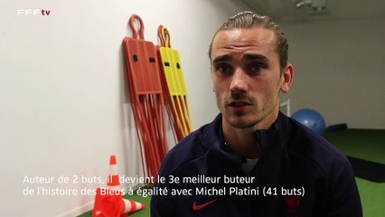 La réaction d'Antoine Griezmann