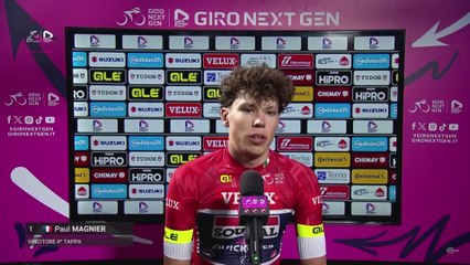 Cycling - Giro Next Gen 2024 - Paul Magnier : "Bring the Red jersey at home will be my goal now"